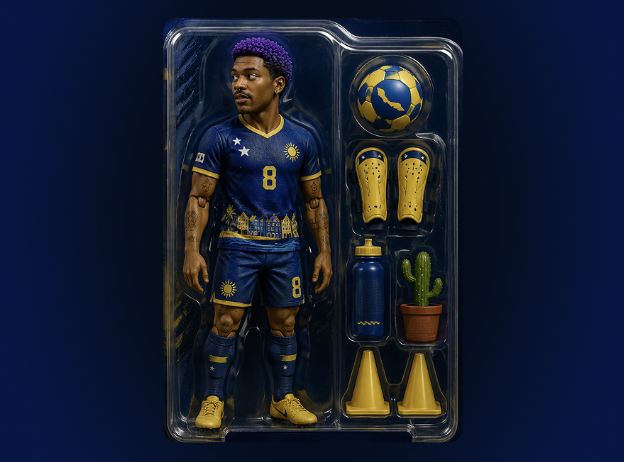 Soccer collectible toy