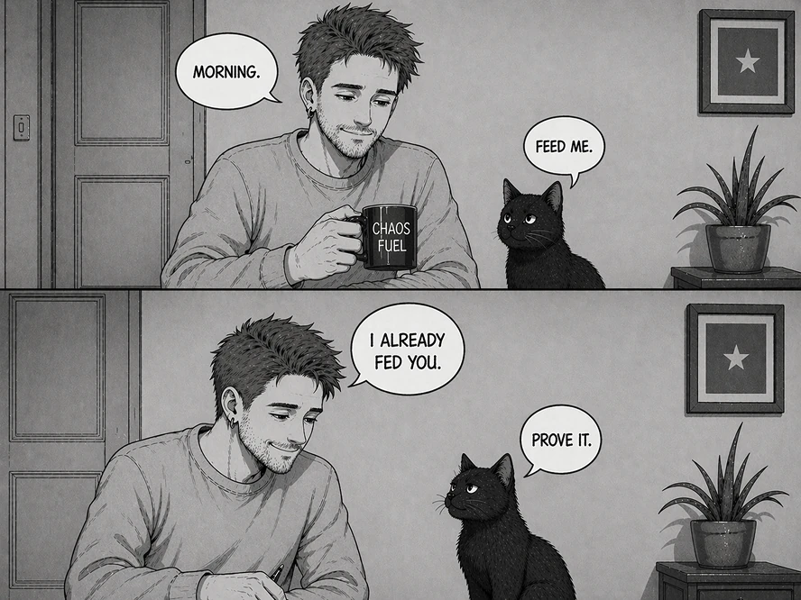 Warm retro comic