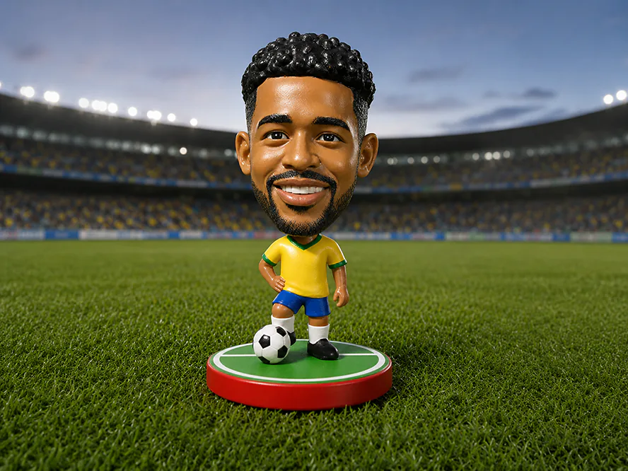 Soccer bobblehead photo