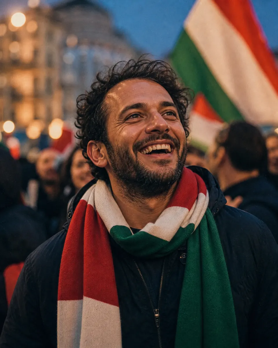Cinematic supporter portrait